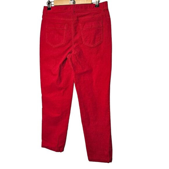 Brooks Brothers‎ Womens Red Corduroy Pants Size 6 - Picture 2 of 12